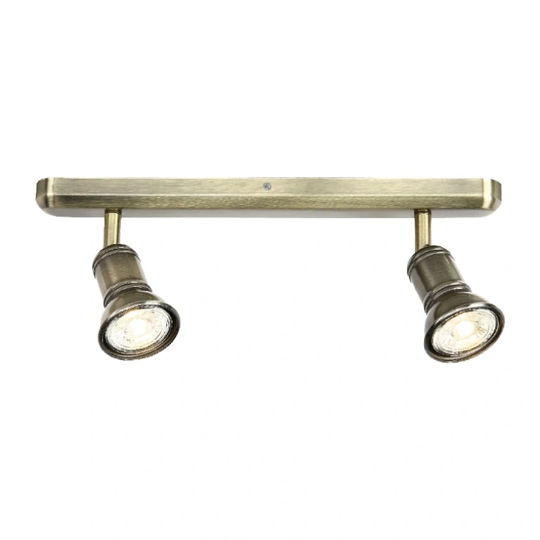 Спот spot luminaires, bronze, 2xGU10, aca lighting, su282pbr