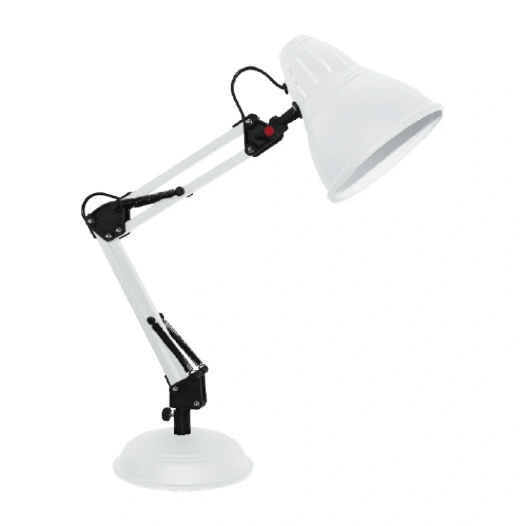 работна лампа office luminaires, matt white, 1xE27, aca lighting, 2429mwh