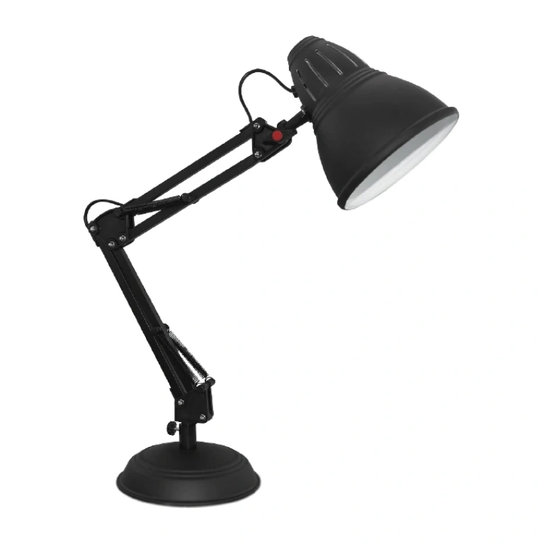 работна лампа office luminaires, matt black, 1xE27, aca lighting, 2429mbk