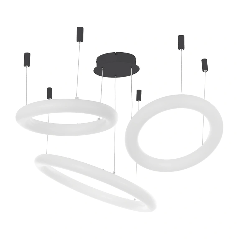 Полилей roller, черен, elbulgaria, led 84w, 4000k-3000k, 2262 bk