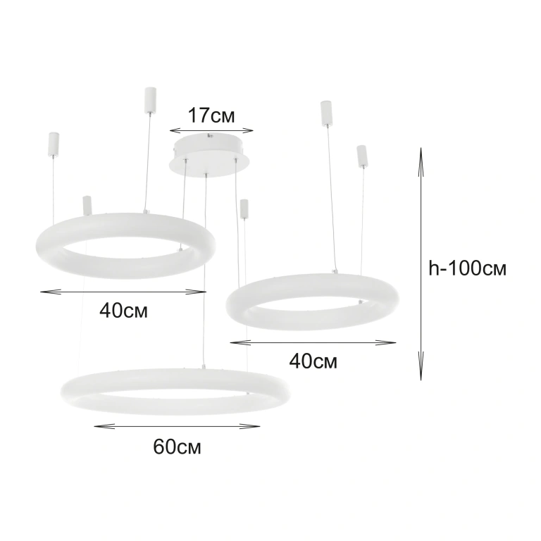 Полилей roller, черен, elbulgaria, led 84w, 4000k-3000k, 2262 bk
