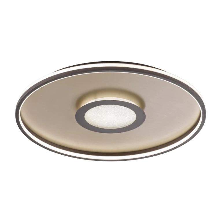 плафон bug, gold/rust colored, led 27w, 3000k, 3200lm, fischer&honsel, 20627
