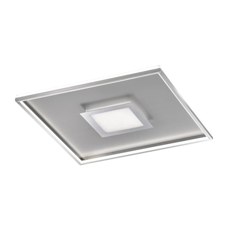 плафон bug, aluminium/chrome colored, led 28w, 3000k, 3300lm, fischer&honsel, 20638