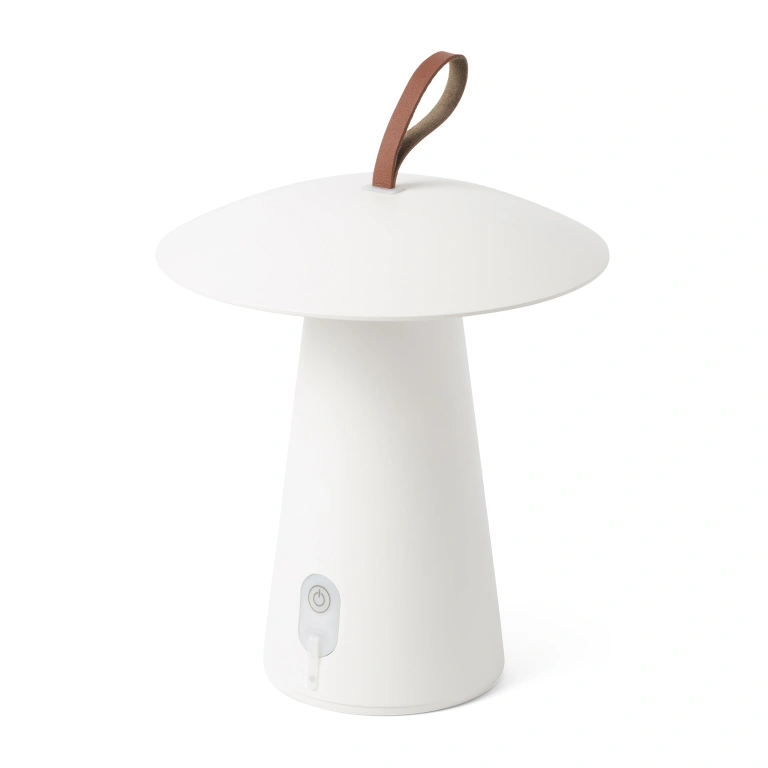 Градинска настолна лампа task, white, led 2w, 3000k, 263lm, faro, 70914