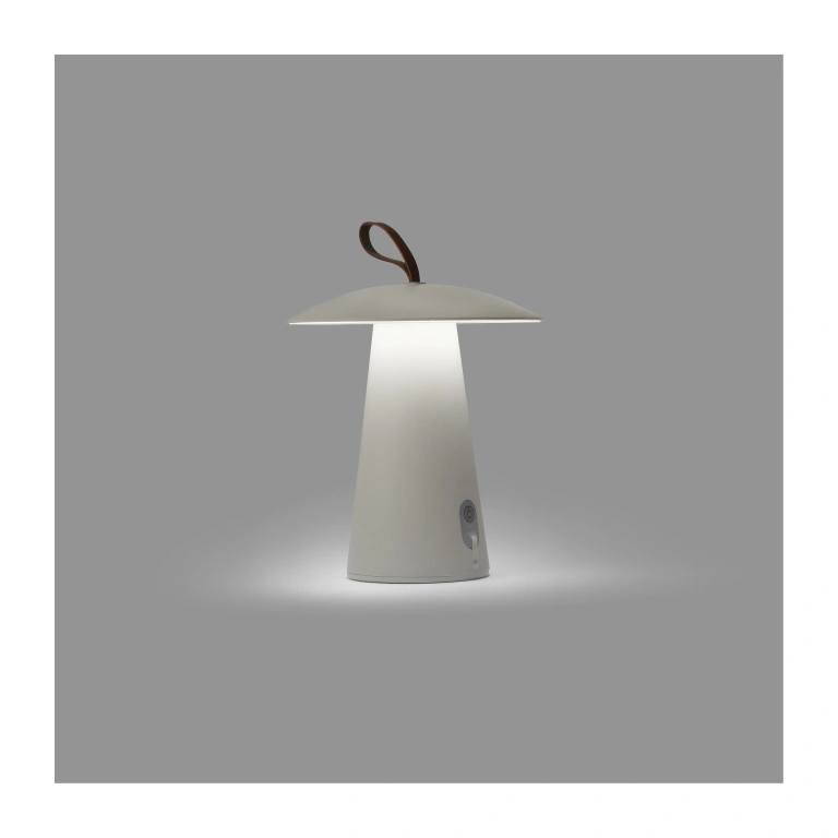 Градинска настолна лампа task, white, led 2w, 3000k, 263lm, faro, 70914