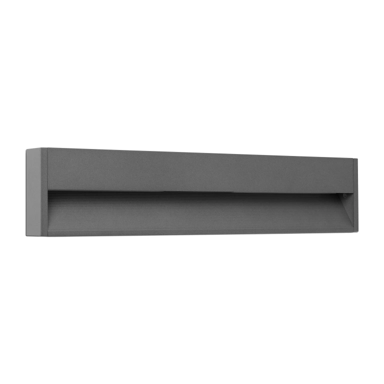 Градински аплик grada, dark grey, led 12w, 3000k, 443lm, faro, 70910