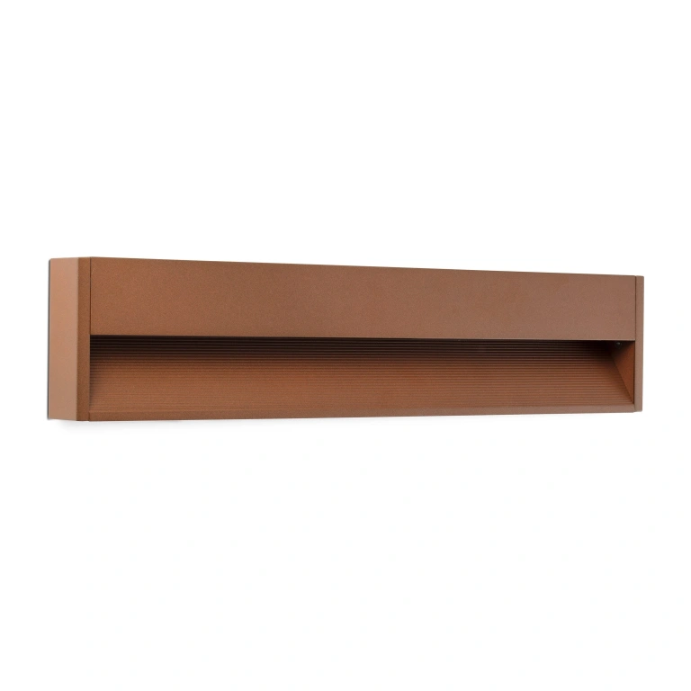 градински аплик grada, brown, led 12w, 3000k, 443lm, faro, 70911
