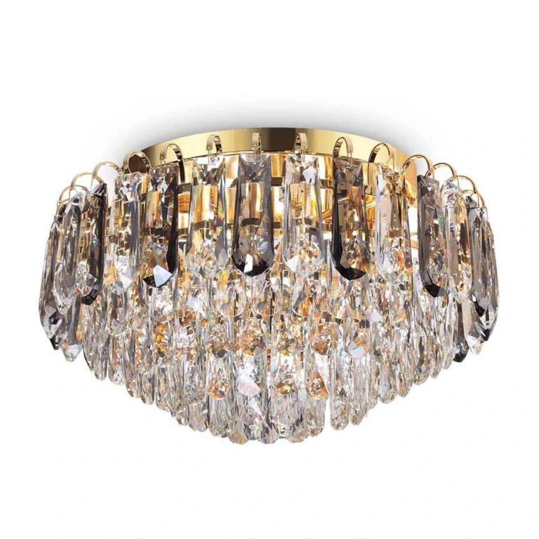 Плафон magnolia pl7, gold, 7x3.2w, 3000k, 7x300lm, ideal lux, 241296