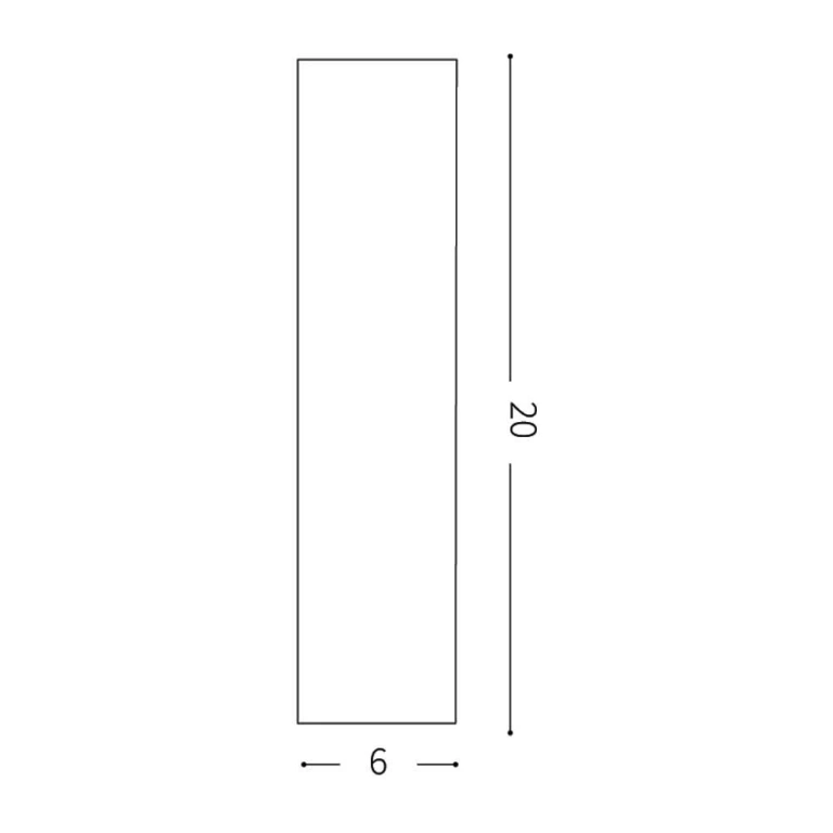 Луна sky pl1 h20, black, 1x7w, 3000k, 560lm, ideal lux, 233765