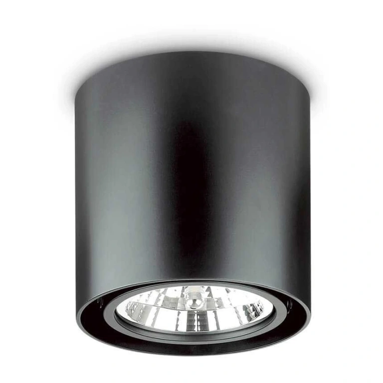 Луна mood pl1 round, black, 1x50w, 3000k, 950lm, ideal lux, 243450