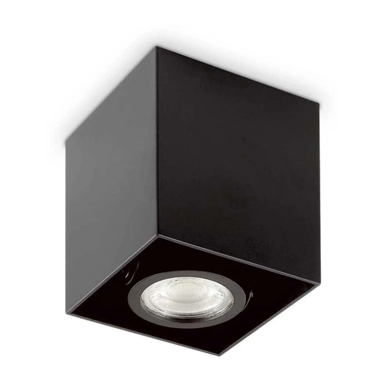 Луна mood pl1 small square, black, 1x28w, 3000k, 640lm, ideal lux, 243948