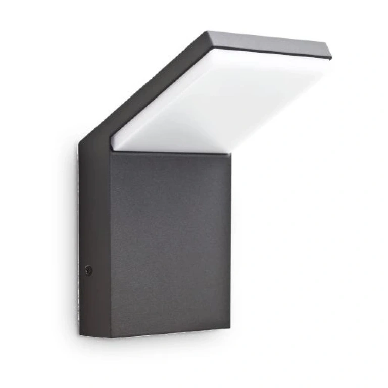 градински аплик style ap1, antracite, led 9w, 3000k, 680lm, ideal lux, 246857