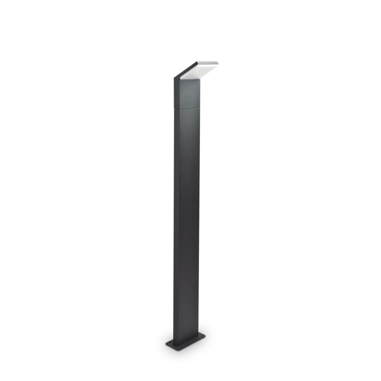 градински стълб style pt1, antracite, led 9w, 3000k, 680lm, ideal lux, 246871