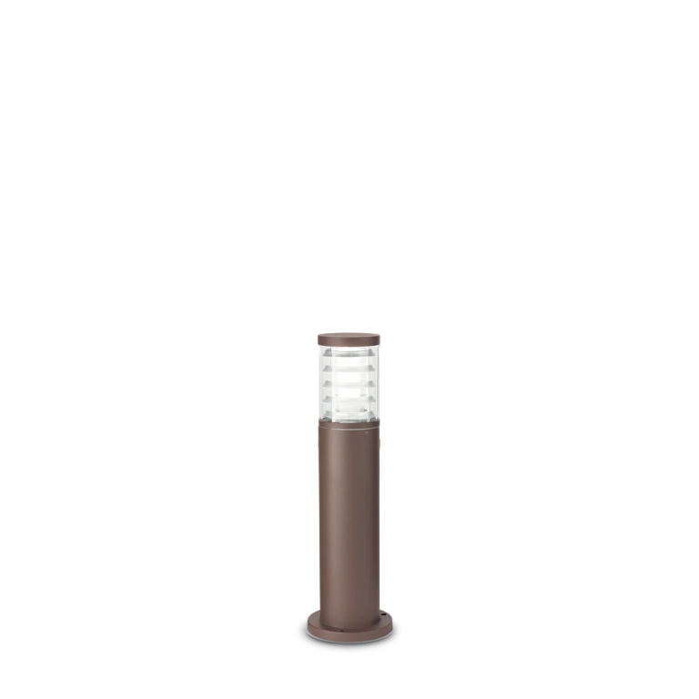 градински стълб tronco pt1 h40, coffee, 1xE27, ideal lux, 248271