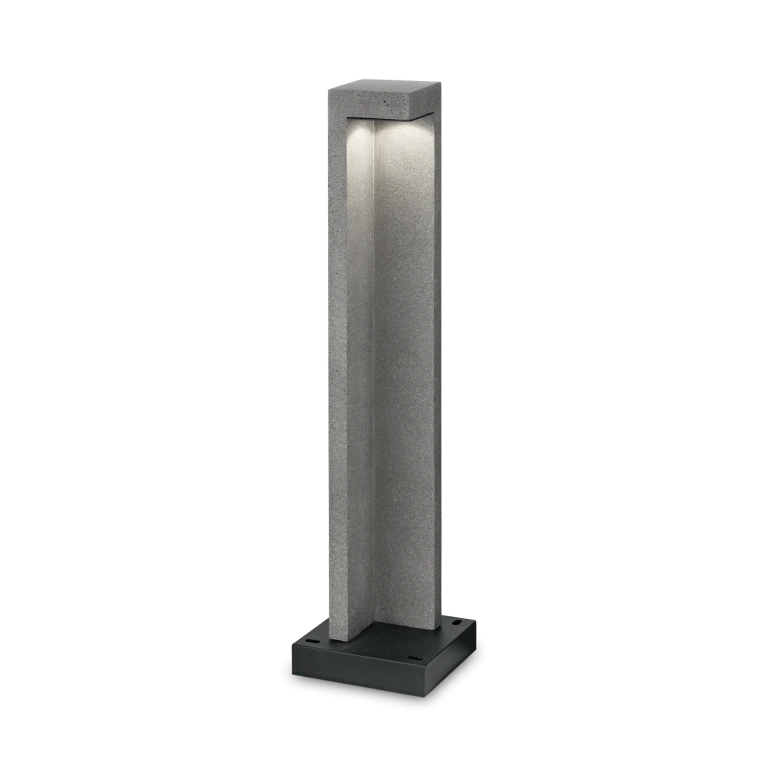 Градински стълб titano pt d74, grey, led 9w, 3000k, 430lm, ideal lux, 246987