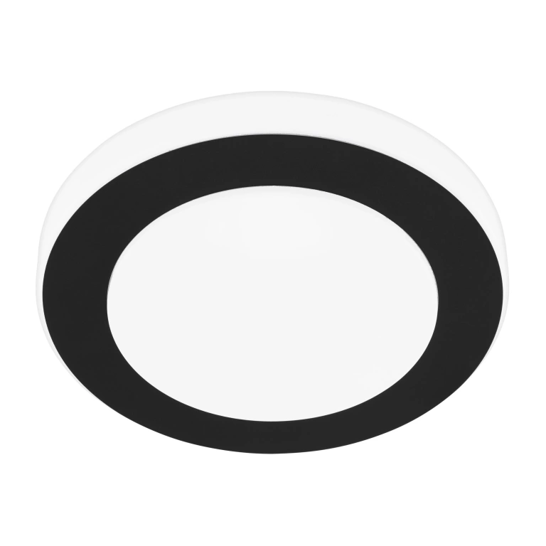 Плафон led capri, black/white, led 11w, warm white, 950lm, eglo, 33682
