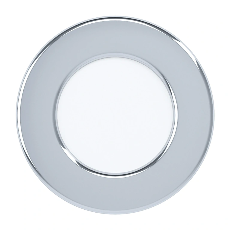 led панел за вграждане fueva 5, chrome, led 2.7w, neutral white, 360lm, eglo, 99208