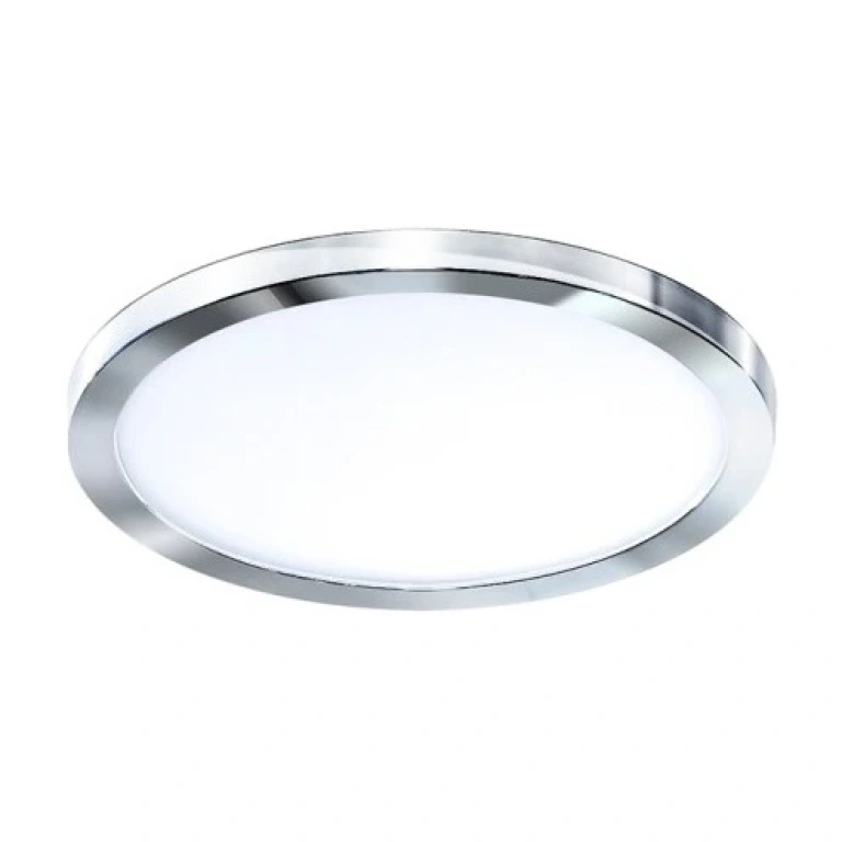 Луна slim round 15, chrome, led 12w, 3000k, 1000lm, azzardo, az2838