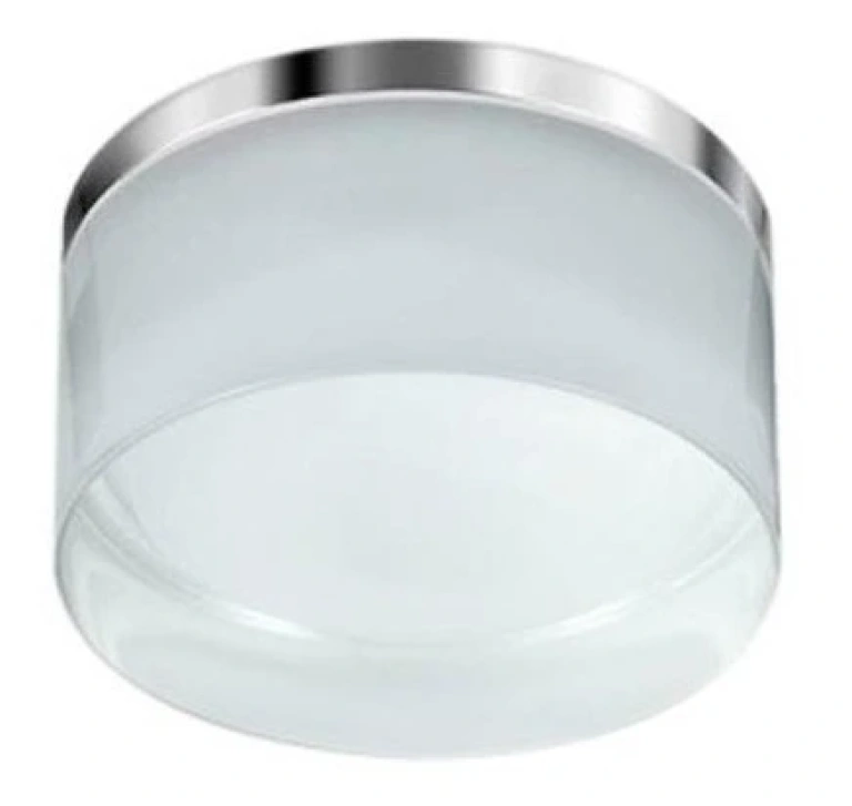 Луна за външен монтаж linz, chrome/white, led 5w, 3000k, 420lm, azzardo, az2774