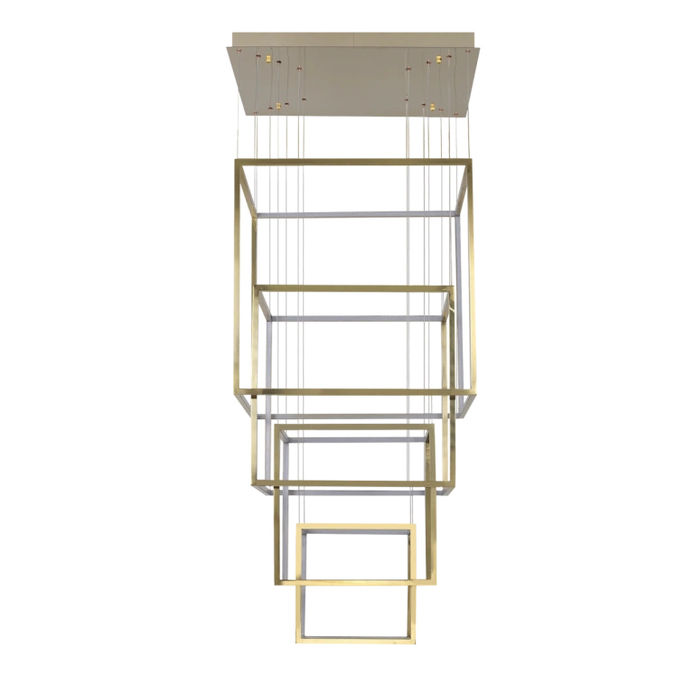 Полилей opera xl, gold, led 329w, 3000k, 19740lm, azzardo, az3140
