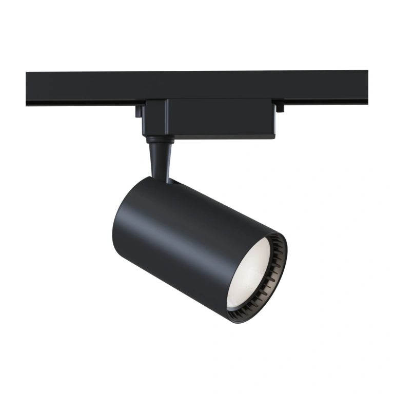 Спот за монофазна шина track, black, led 17w, 3000k, 950lm, maytoni, tr003-1-17w3k-b