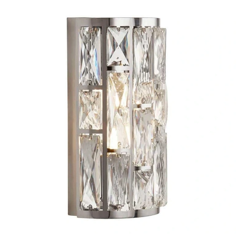 аплик bijou, chrome/crystal, 2xE14, searchlight, 6582-2cc