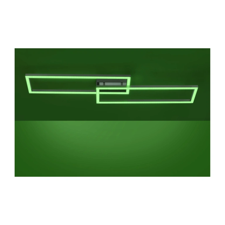 Плафон lolasmart-maxi, stainless steel, 2xled 18w, 2700k-5000k, 4320lm, rgb, leuchtendirekt, 16430-55