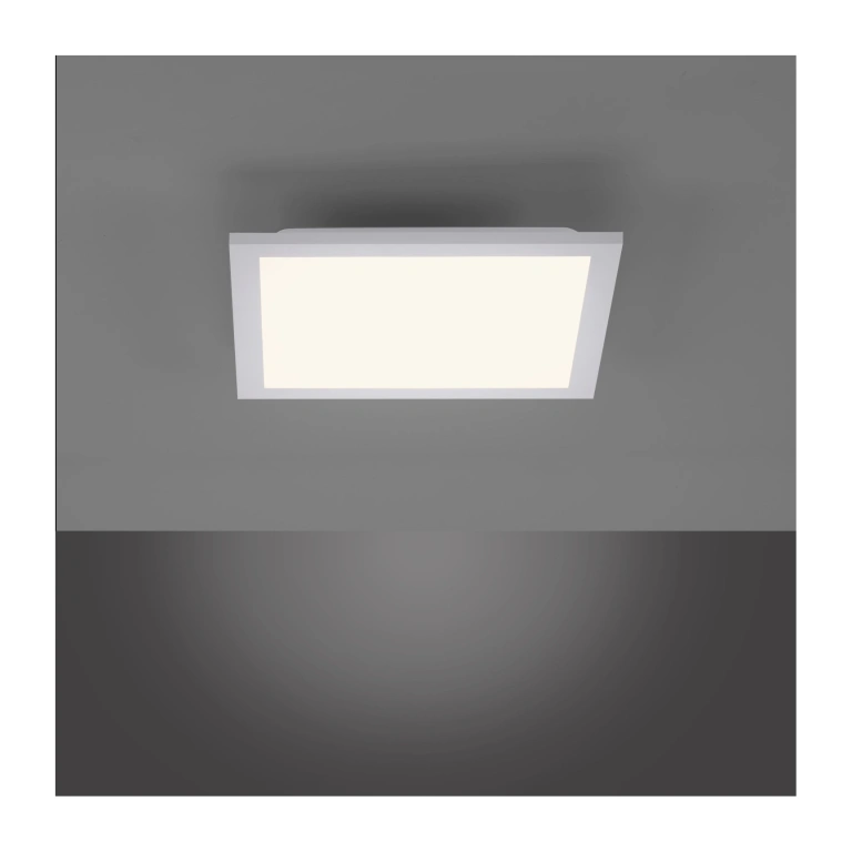 Led панел за външен монтаж flat, white, led 12w+led 5w, 3000k, 1250lm+510lm, leuchtendirekt, 12200-16