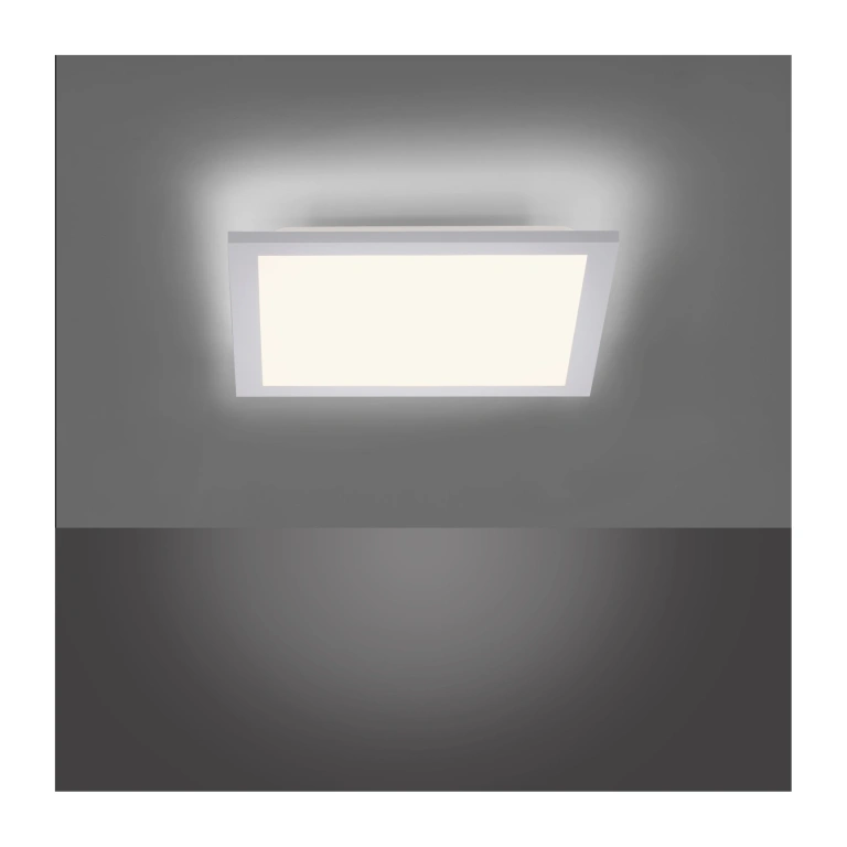Led панел за външен монтаж flat, white, led 12w+led 5w, 3000k, 1250lm+510lm, leuchtendirekt, 12200-16