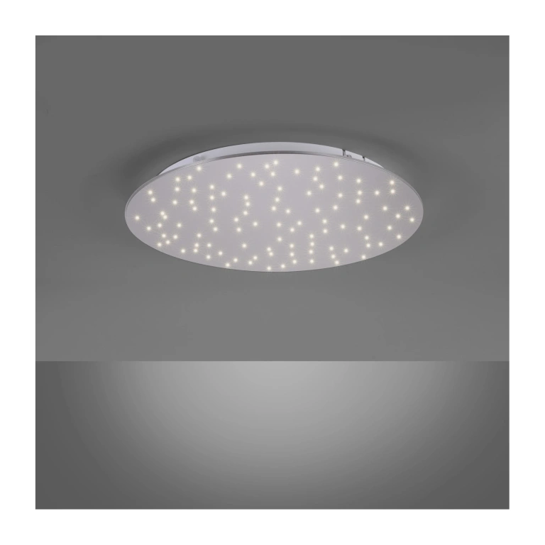 Led панел за външен монтаж sparkle, nikel matt, led 18w, 2700k-5000k, 2050lm, leuchtendirekt, 14673-55