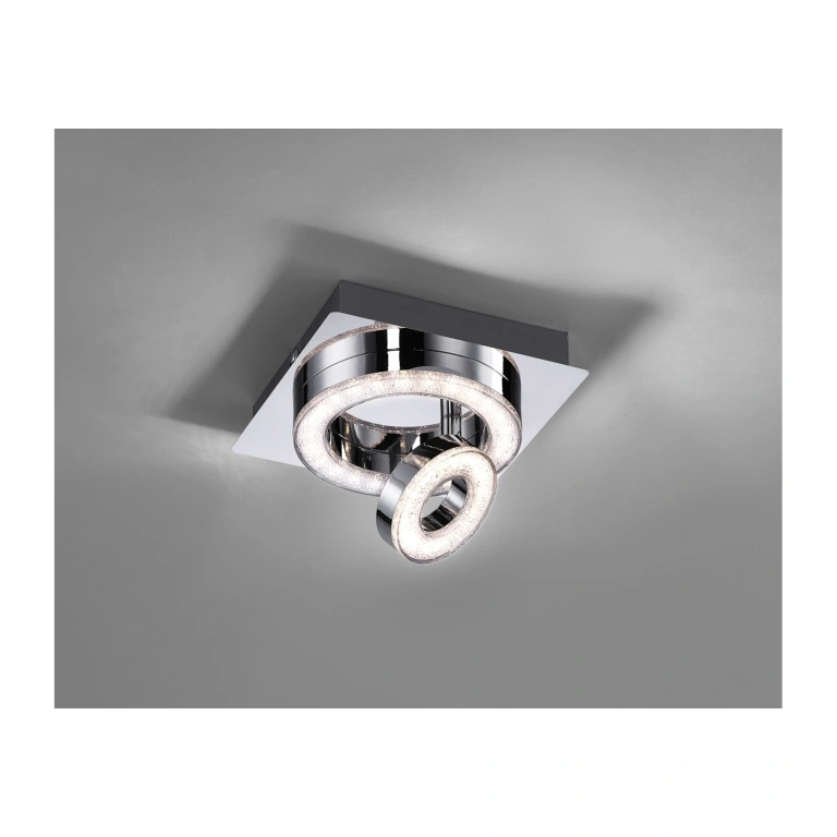 Спот tim, chrome, led 2.8w+led 3.10w, 3000k, 420lm, leuchtendirekt, 14520-17