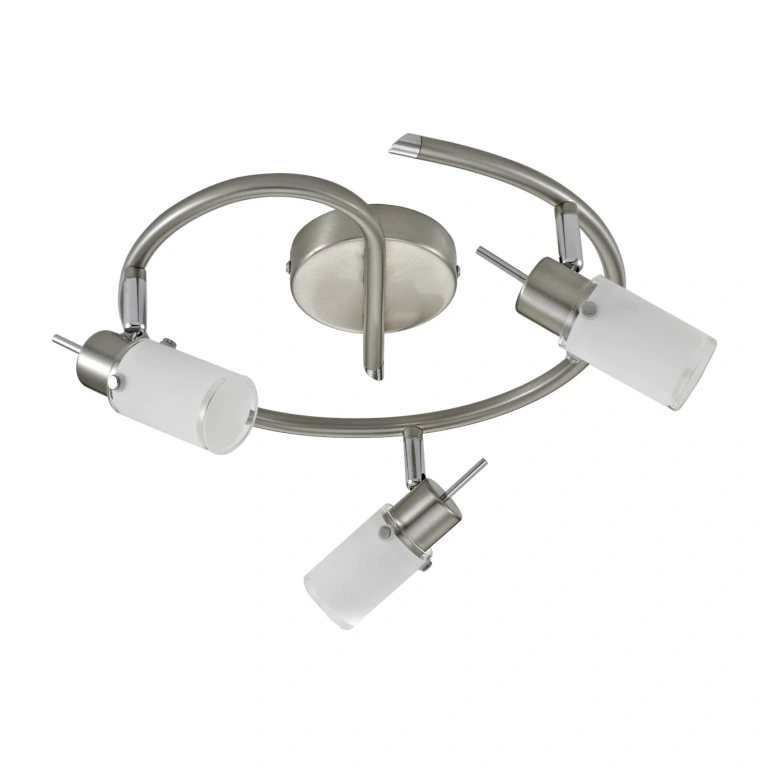 Спот max led, stainless steel, 3x 4w, 3000k, 1200lm, leuchtendirekt, 11933-55