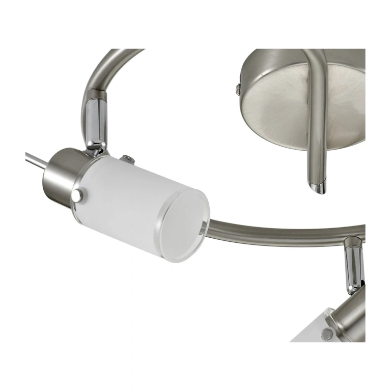 Спот max led, stainless steel, 3x 4w, 3000k, 1200lm, leuchtendirekt, 11933-55