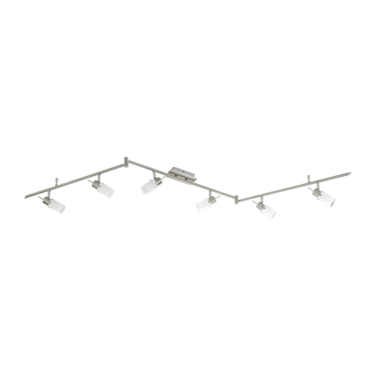 Спот max led, stainless steel, 6x 4w, 3000k, 2400lm, leuchtendirekt, 11936-55