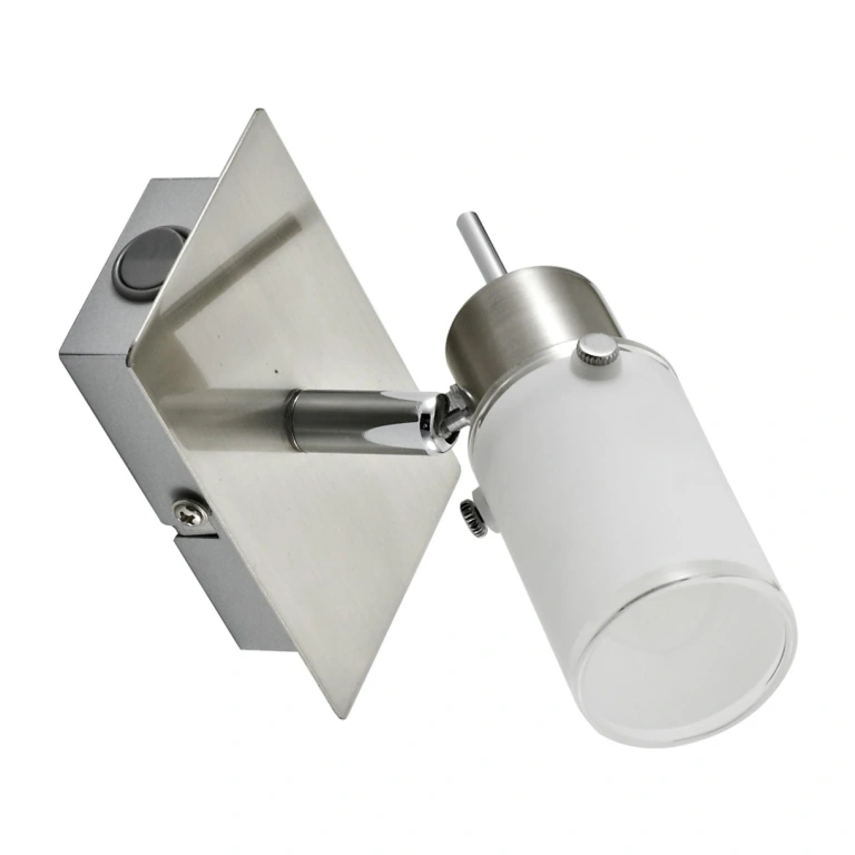Спот max led, stainless steel, 1x 4w, 3000k, 400lm, leuchtendirekt, 11931-55