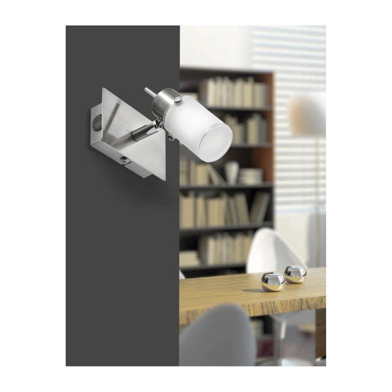 Спот max led, stainless steel, 1x 4w, 3000k, 400lm, leuchtendirekt, 11931-55
