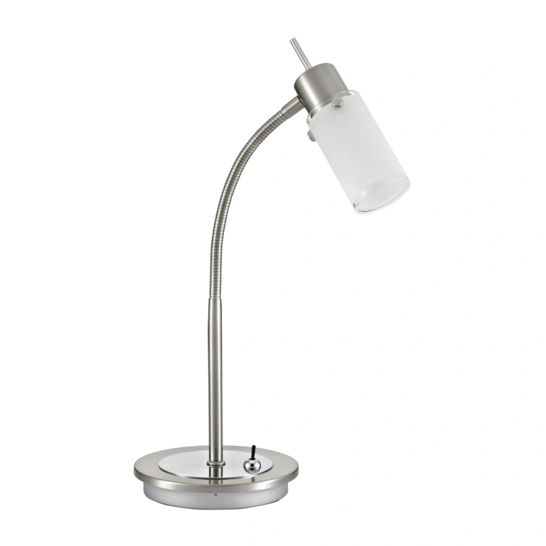 Настолна лампа max led, stainless steel, 1x 4w, 3000k, 400lm, leuchtendirekt, 11935-55