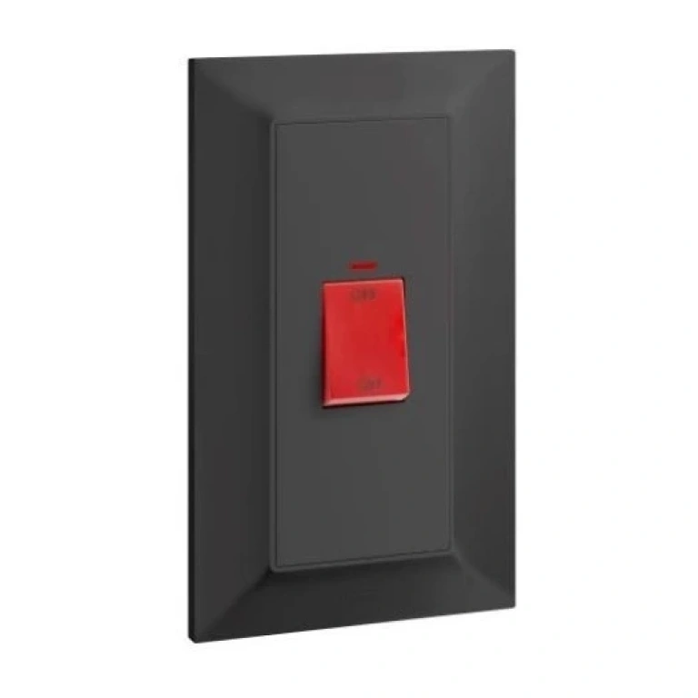 бойлерен ключ с индикация голям, антрацит, 45a, 220v, 50hz, legrand, belanko s, 617777