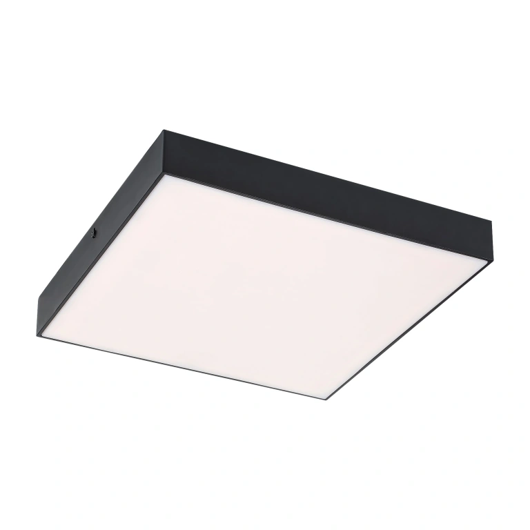 градински плафон tartu, matt black/white, rabalux, led 18w, 2800k-4000k-6000k, 1800lm, 7899