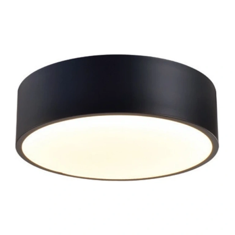 Плафон optimus, matt black+sandblast, aca lighting, led 32w, 3000k, 2560lm, v29ledc35bk