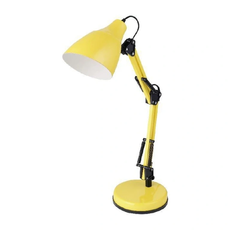 работна лампа kingston, polished yellow, aca lighting, 1xE27, 2918yw