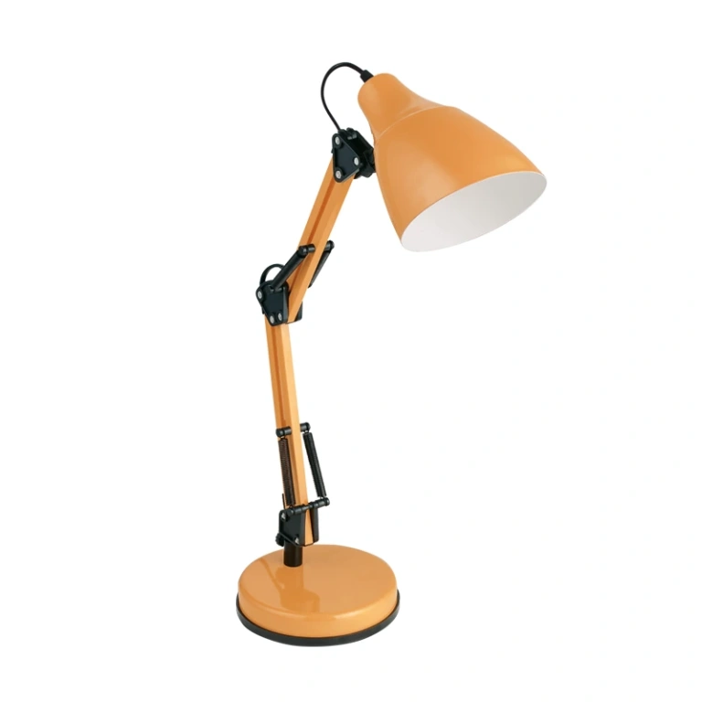 работна лампа kingston, polished orange, aca lighting, 1xE27, 2918or