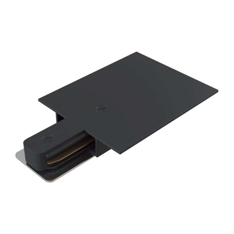 захранване за монофазна шина за вграден монтаж busbar trunkings, black, maytoni, tra002b-11b