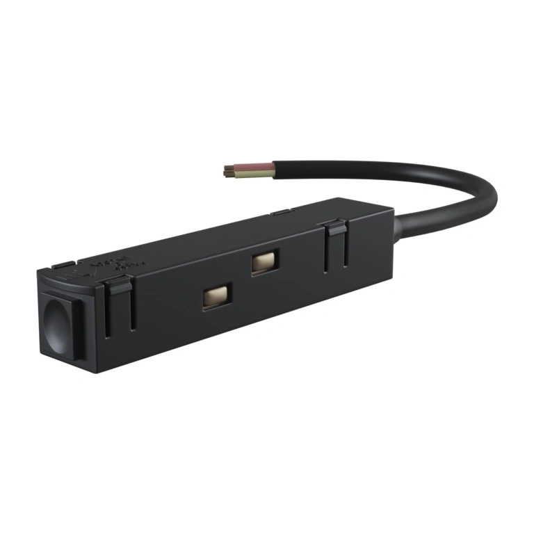 Live end конектор за магнитна релса, black, maytoni, tra004b-22b