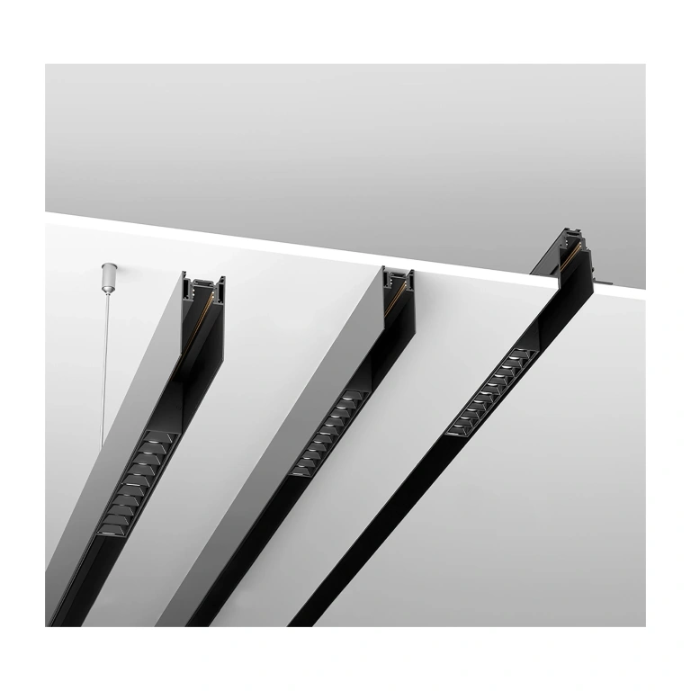Магнитна релса за вграден монтаж magnetic, black, maytoni, 2m, trx004-222b