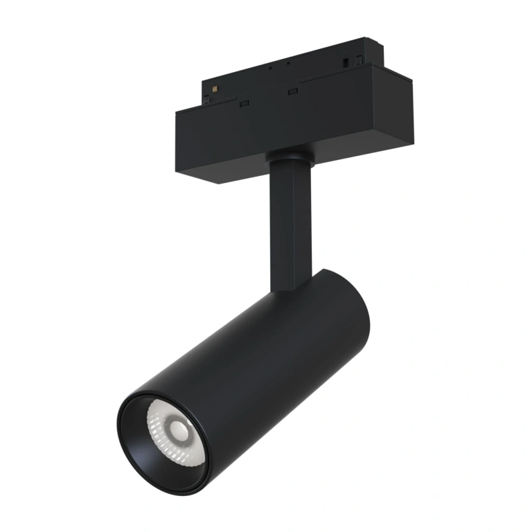 Спот за магнитна релса focus led, black, maytoni, led 10w, 4000k, 1100lm, tr019-2-10w4k-b