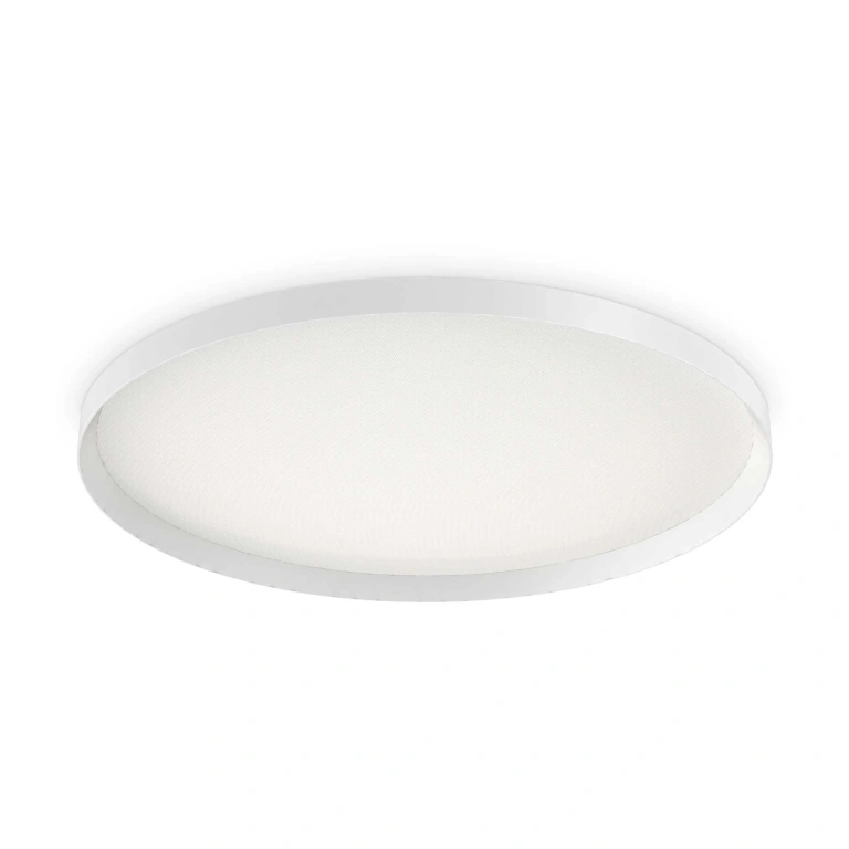 плафон fly, white, ideal lux, led 68w, 3000k, 10400lm, 270326
