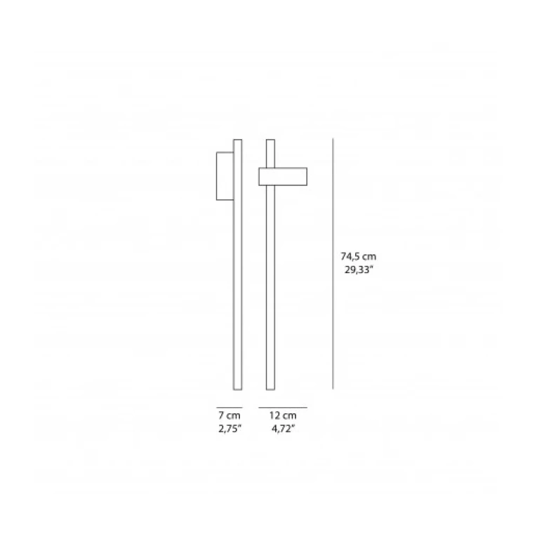 Градински стълб hub, anthracite, ideal lux, led 4.5w, 3000k, 460lm, 251226