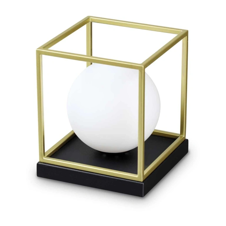 Настолна лампа lingotto, brass, ideal lux, 1xE14, 251127