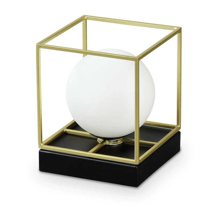 настолна лампа lingotto, brass, ideal lux, 1x3.2w, 3000k, 300lm, 259222
